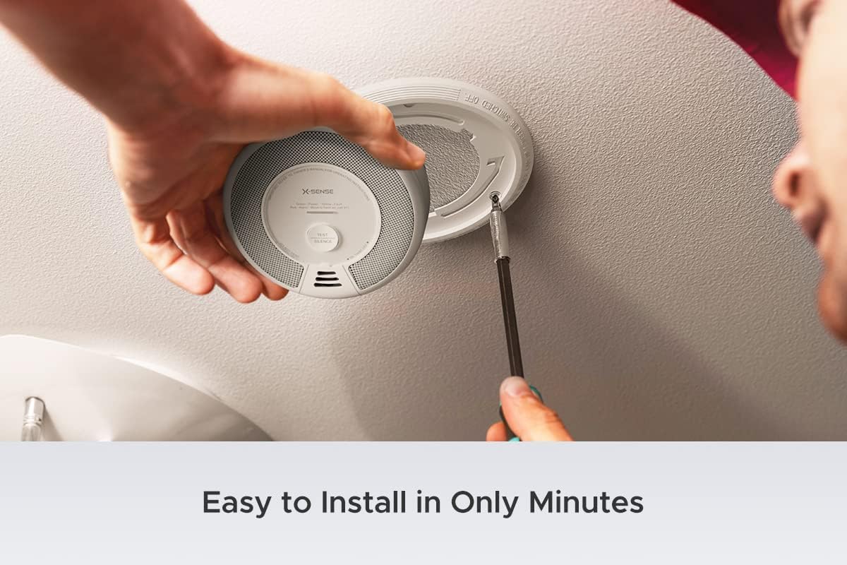 Pack of 3 Wireless Interconnected Smoke and Carbon Monoxide Detector P3663