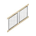 Black Hog Wire Stair Railing Kit M25941