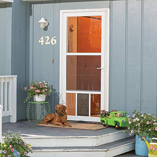 White 32-in x 81-in Storm Door W495