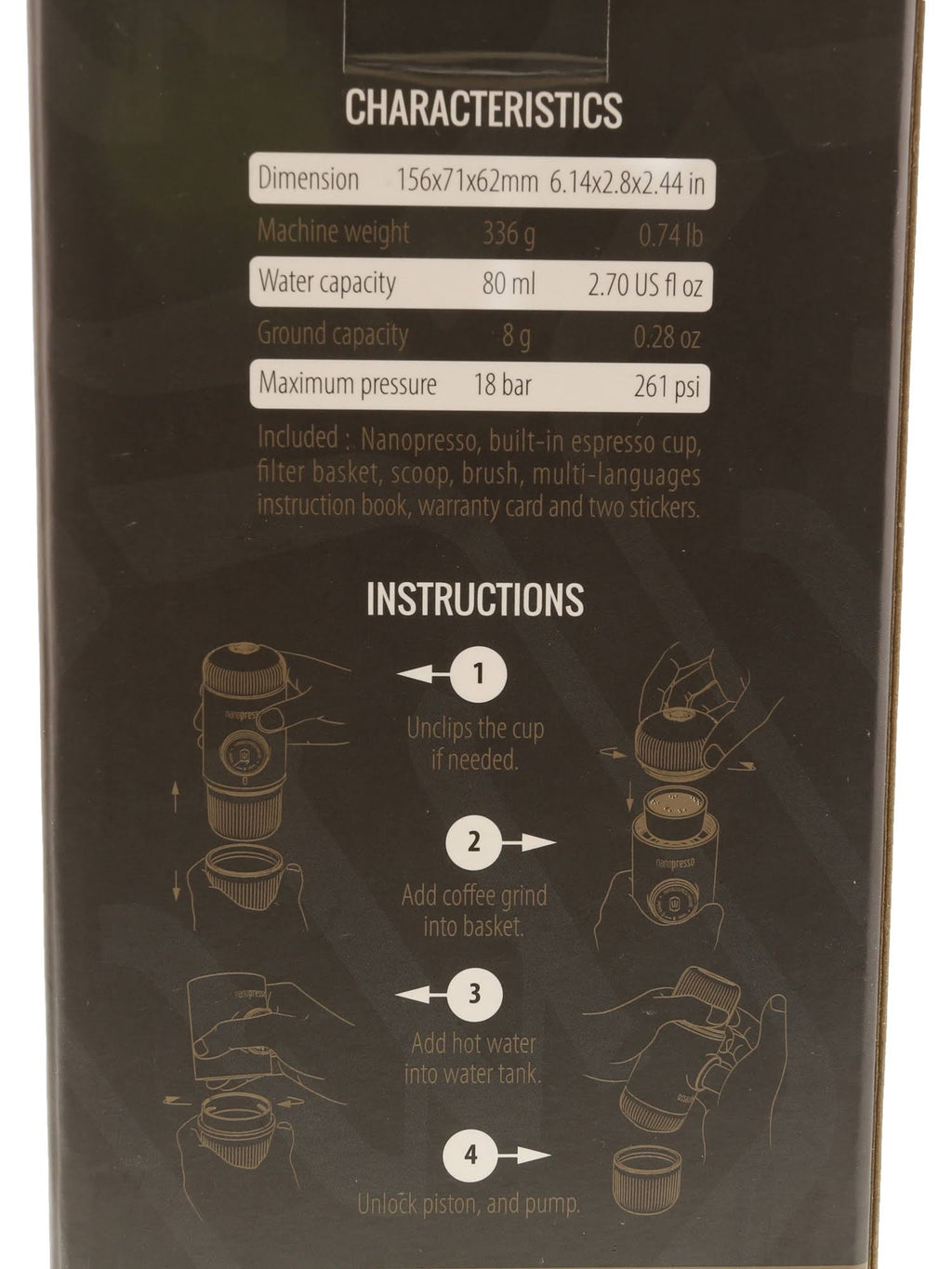 Portable Espresso Maker B35644
