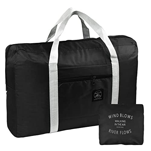 Travel Duffel Bag 18x14x8 Foldable Carry on Luggage Bag E497