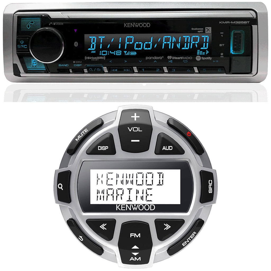 Single DIN Marine Digital Media Bluetooth Receiver with Wired Remote R111930