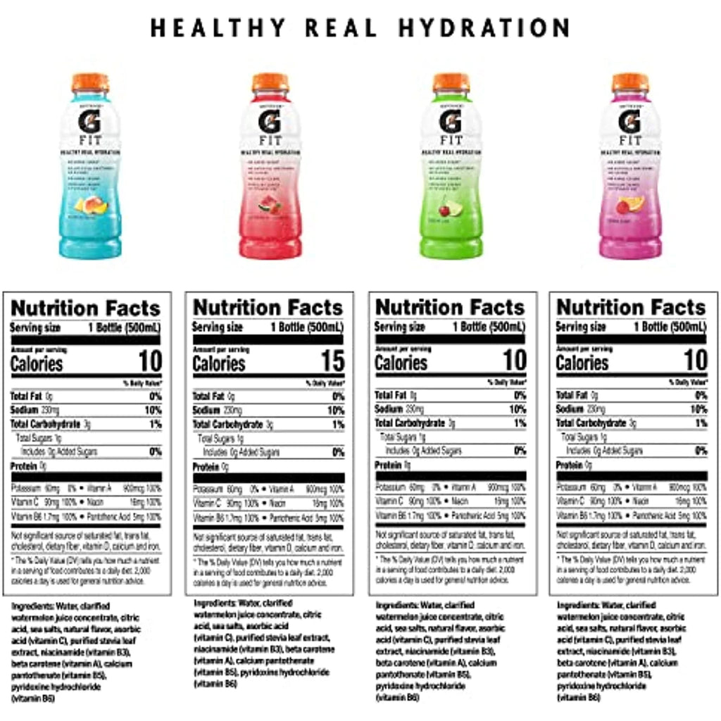 4 Flavor Variety Pack 16.9 Oz Bottles (12 Pack) Q617655