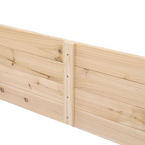 Wooden Raised Garden Bed (92 x 24 x 10 Inch) S5489