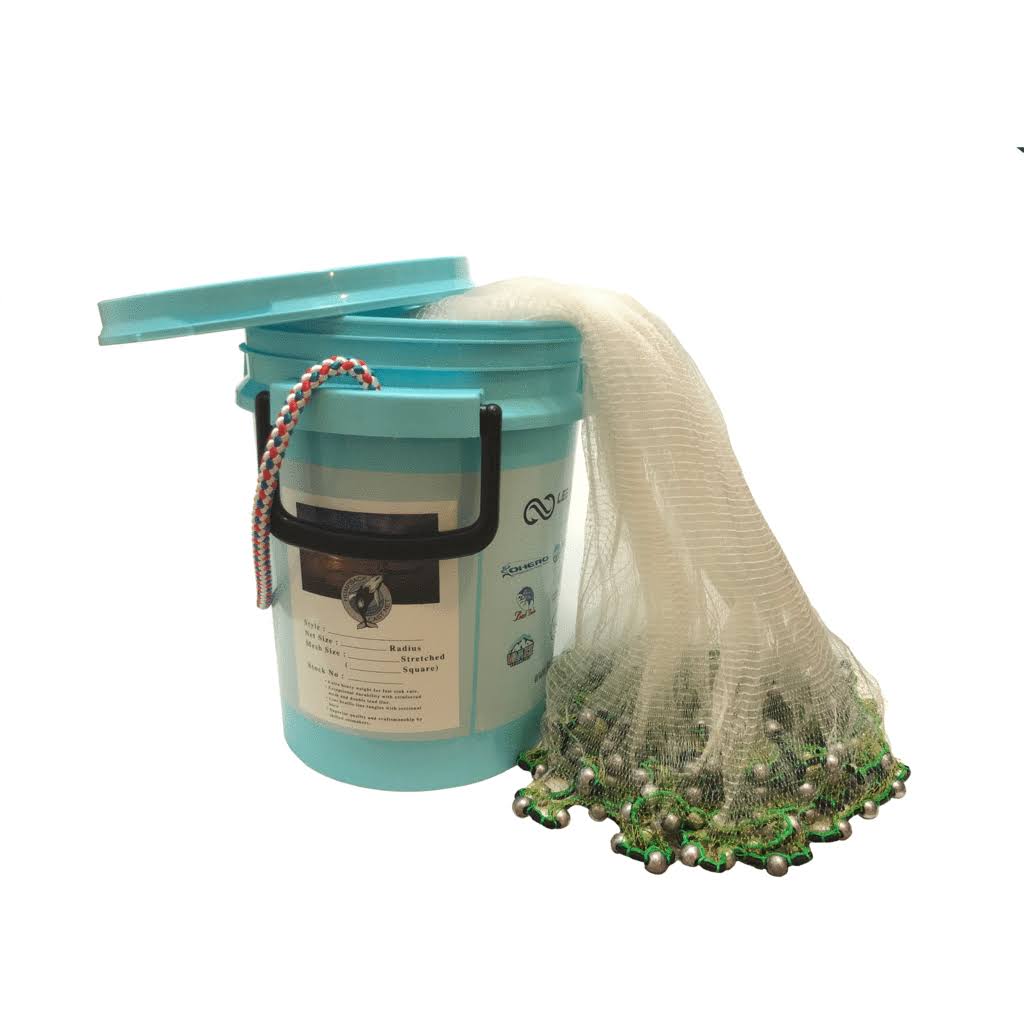 3/8" Sq. Mesh Bait Cast Net M343