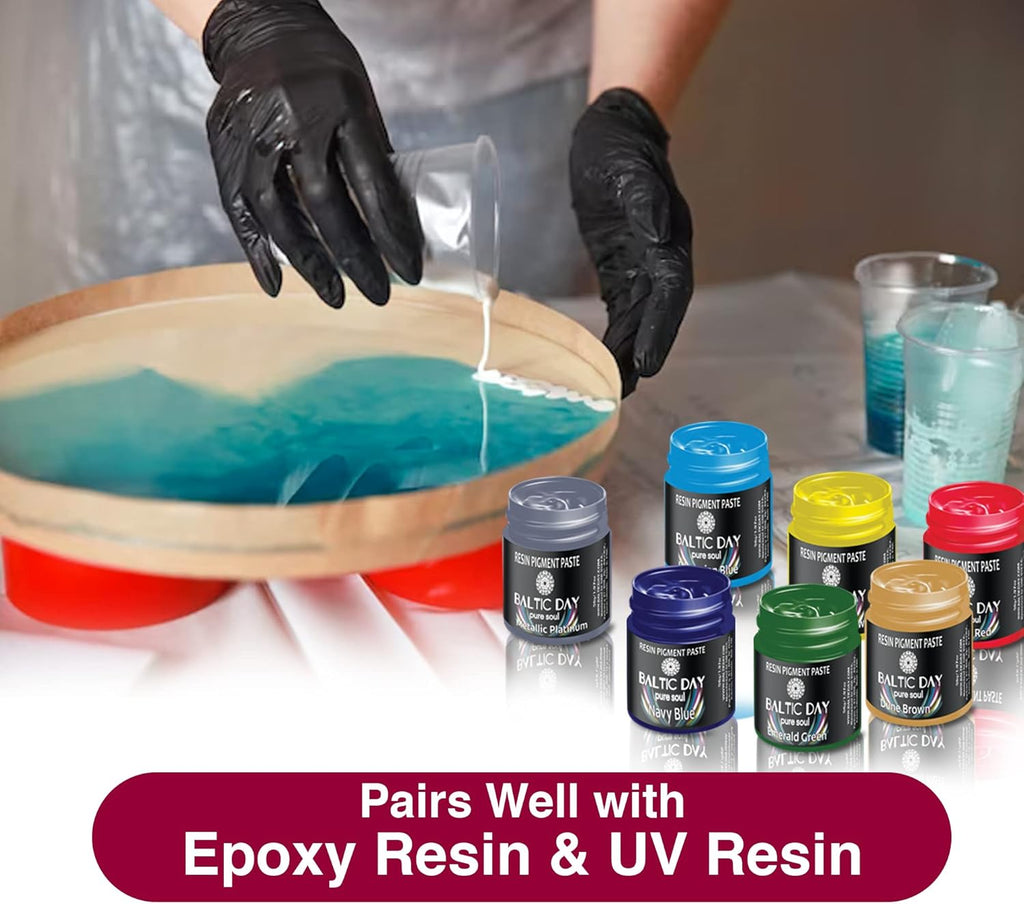 24 Pigment Pastes for Epoxy Resin Jars Set Q3144