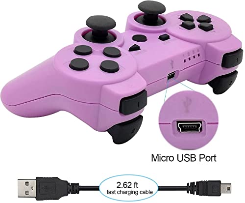 2 Pack Wireless Bluetooth Controller for PS3 P3589