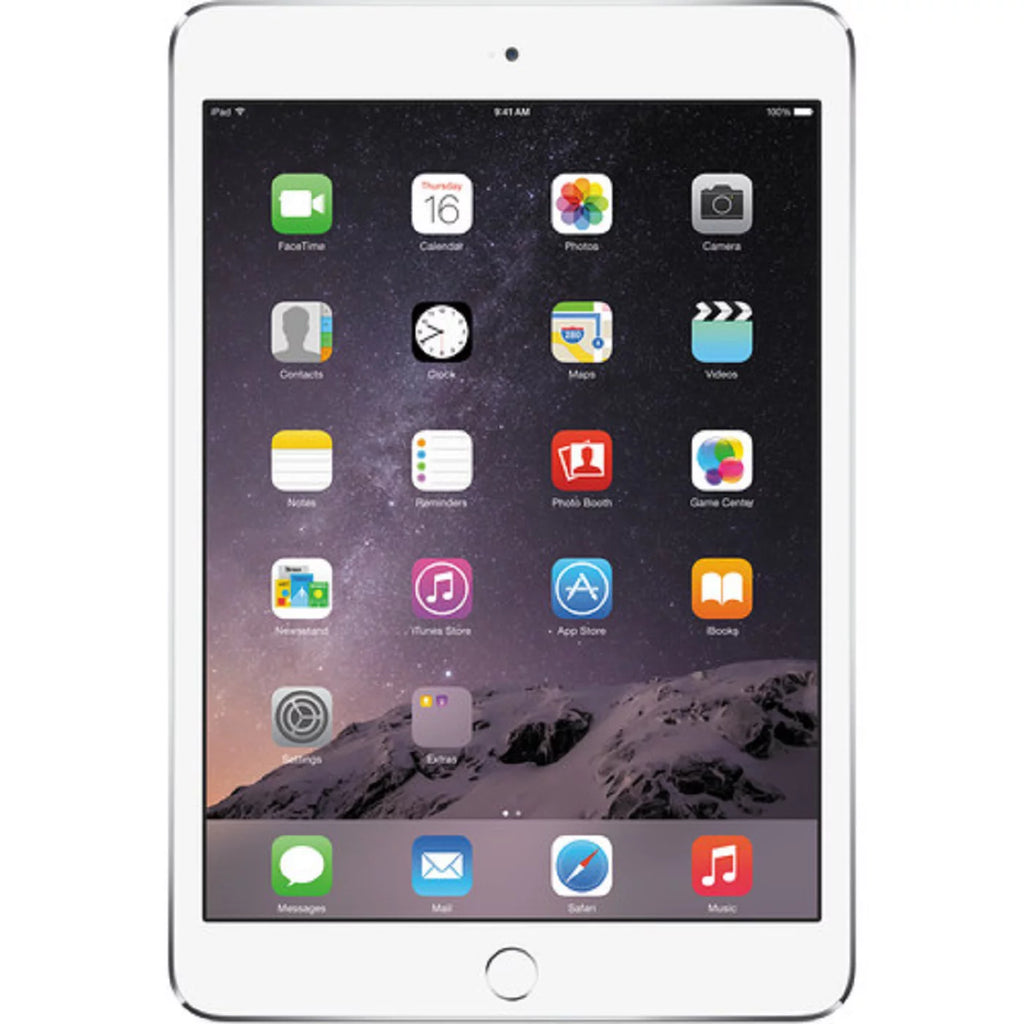 Restored Apple iPad Mini 16GB White Wi-Fi Only Bundle with Bluetooth Wireless Airbuds, Case, Charger Y66690