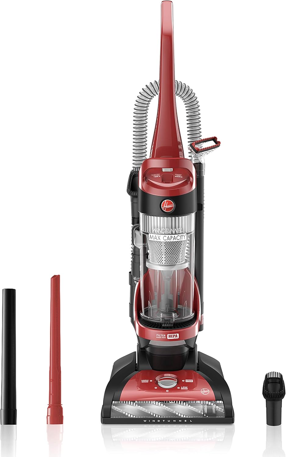 Red Upright Vacuum Cleaner with HEPA Media Filtration R1200