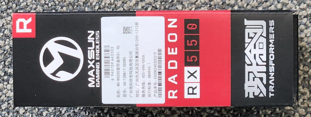 AMD Radeon RX 550 4GB Low Profile Video Graphics Card GDDR5 128-Bit PCI Express X16 3.0 HDMI DisplayPort Y2336