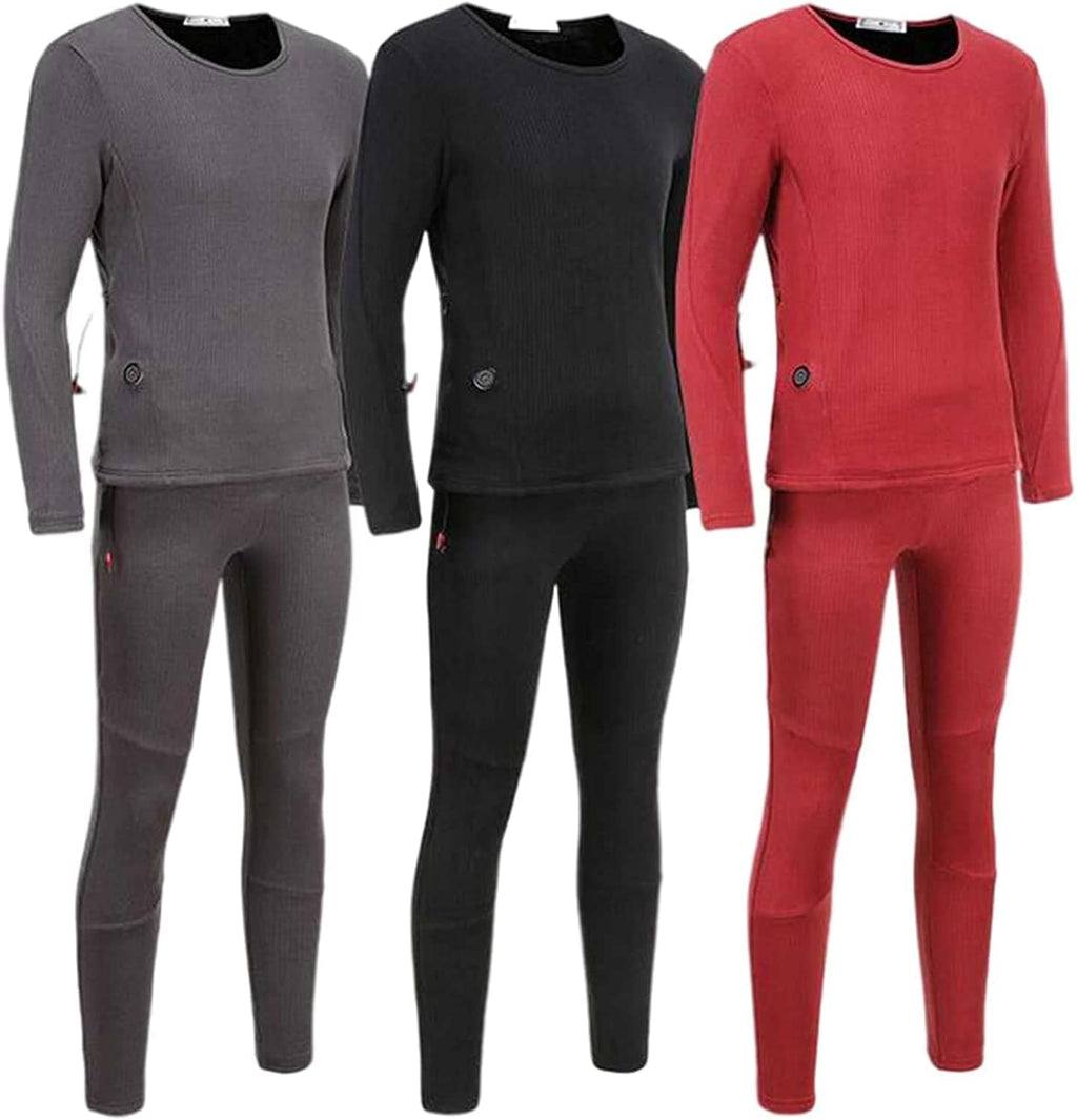 Men's USB Heating Thermal Suit with 3 Heating Levels and 9 Heating Zones M14568