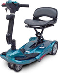 Fold Manual Folding Electric Mobility Scooter, 11.5 Ah Li Battery, Sea Blue Z479