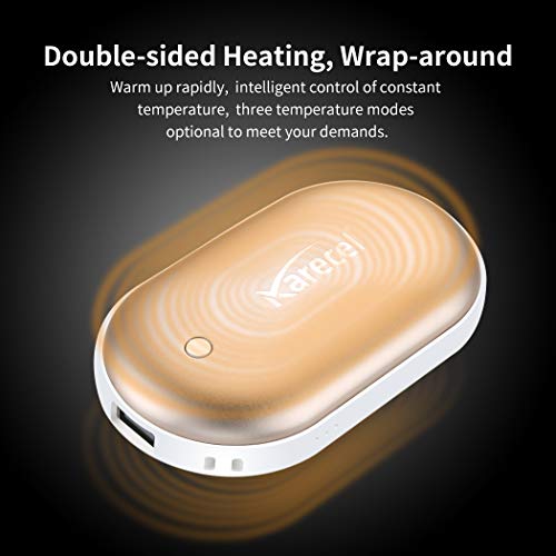 Rechargeable Hand Warmer 5200mAh Double-Sided Electric Hand Warmer Power Bank O5653