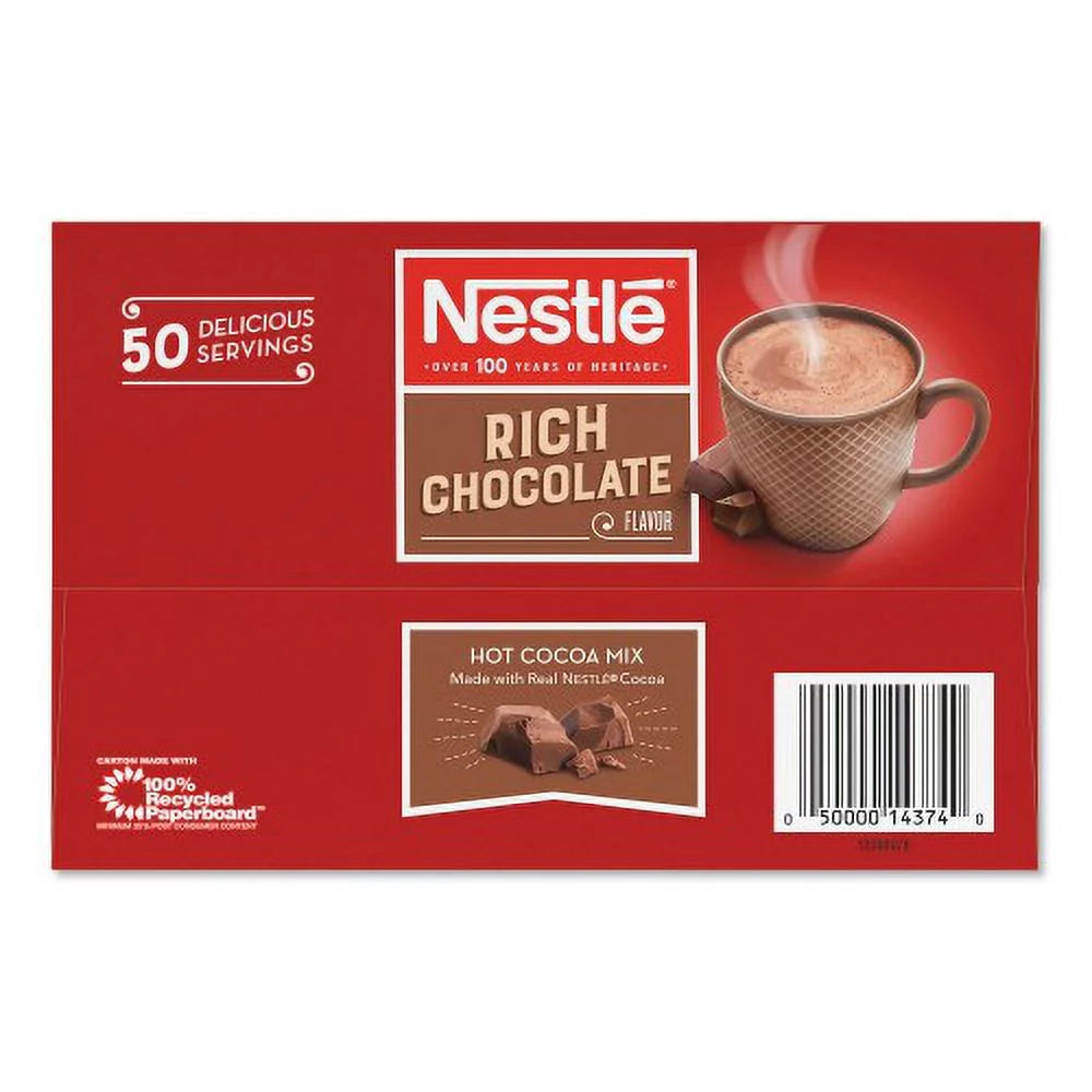 .71oz Rich Chocolate Hot Cocoa Mix, 50/Box G731