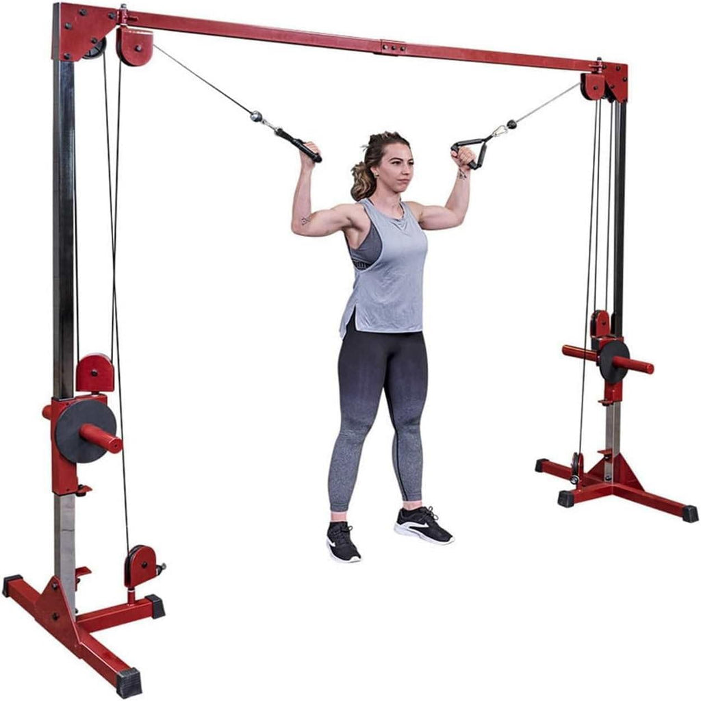 Red Dual Pulley Cable Machine X644452