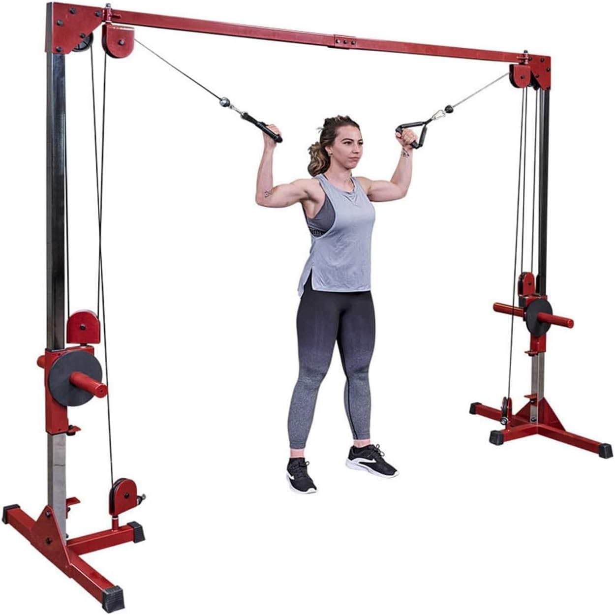 Red Dual Pulley Cable Machine X644452