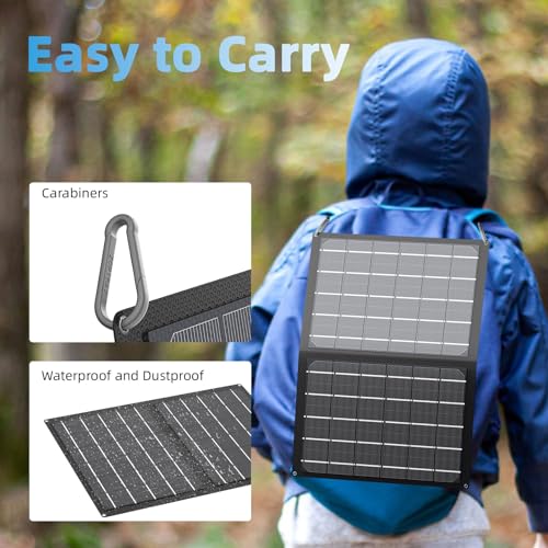 100W Foldable Solar Panel with Kickstand M310935