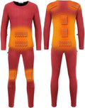 Men's USB Heating Thermal Suit with 3 Heating Levels and 9 Heating Zones M14568