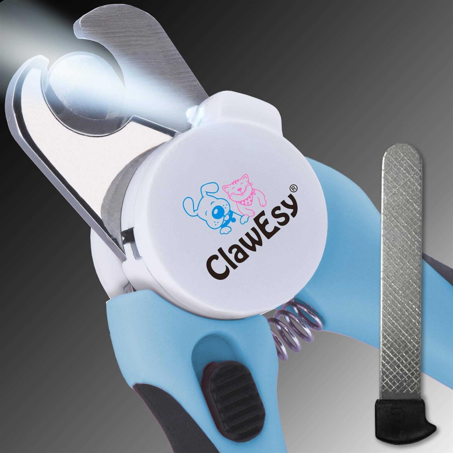LED Dog Nail Clipper with Safety Guard Y286
