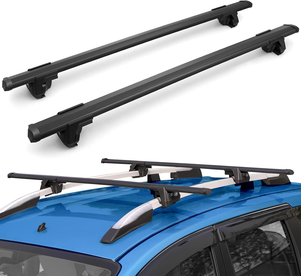 Black Adjustable Aero Aluminum Roof Rack Cross Bars C301