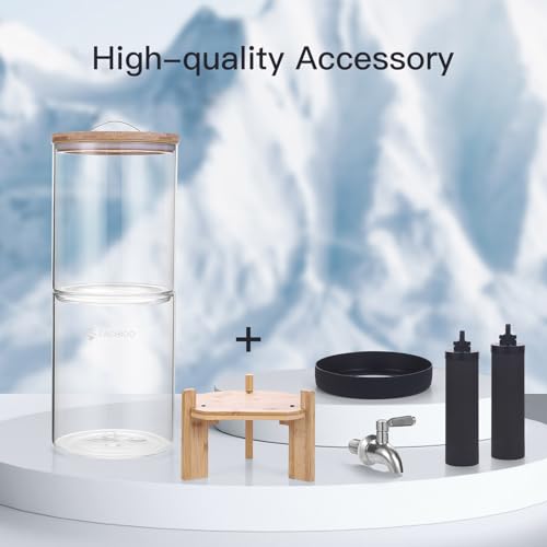 2.25 Gallon Glass Water Filter with Stand W3412