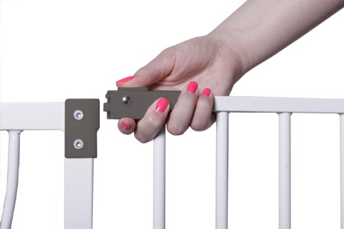 White Extra-Tall Baby Safety Gate L589