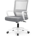 Black Mesh Office Desk Chair with Wheels L455