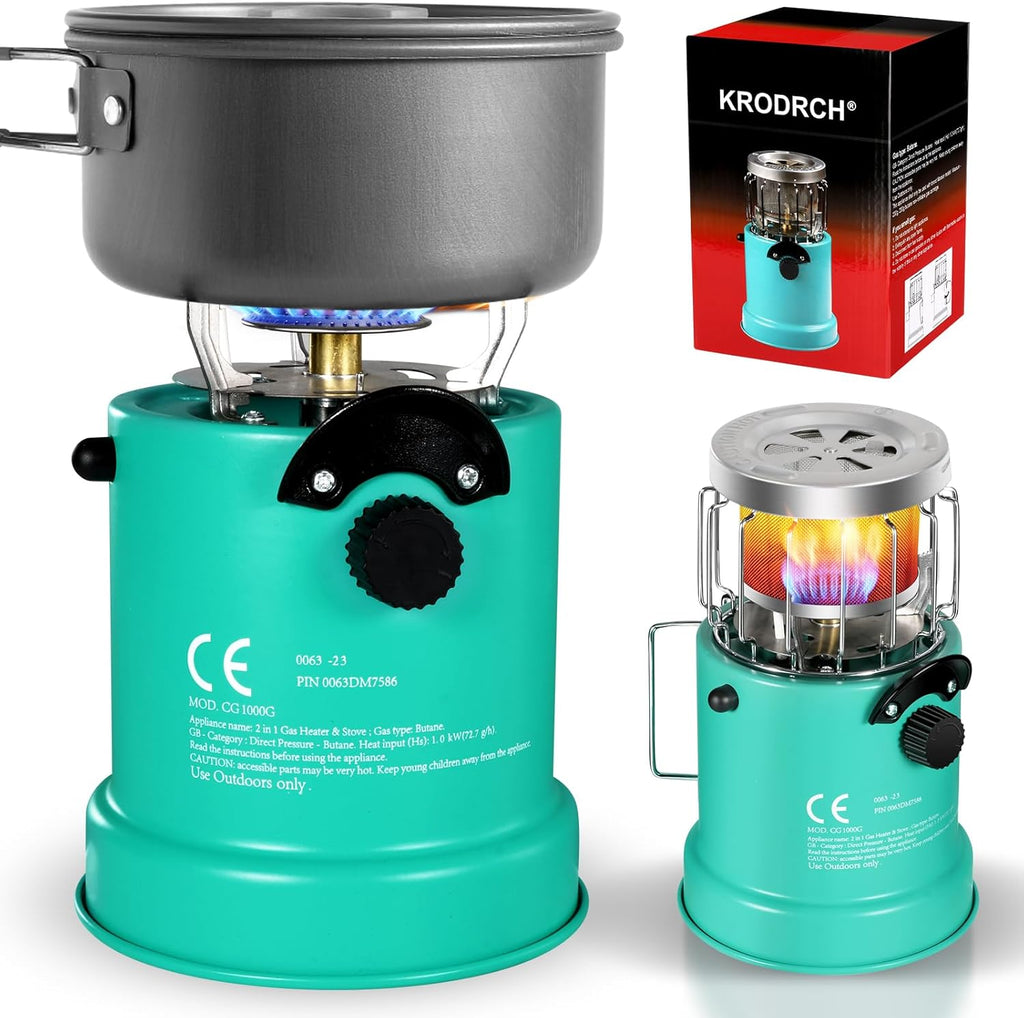 Portable Propane Heater & Stove with automatic igniter E87912
