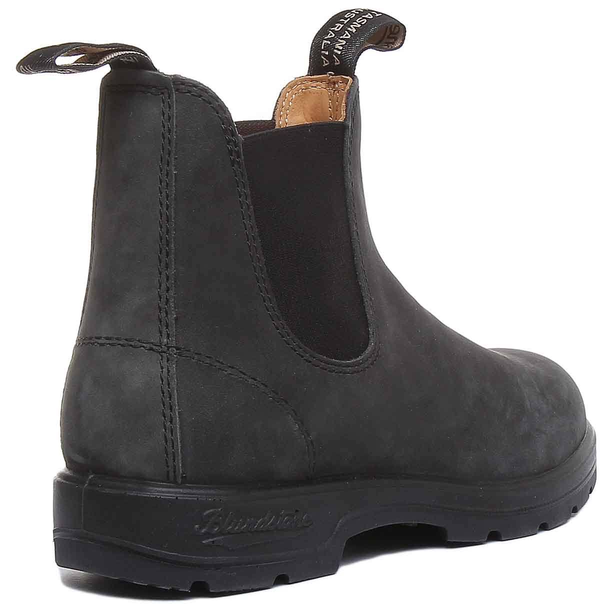 Rustic Black Boots G158