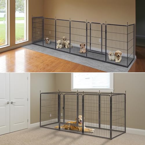 32" Height 16 Panels Foldable Dog Playpen X25186