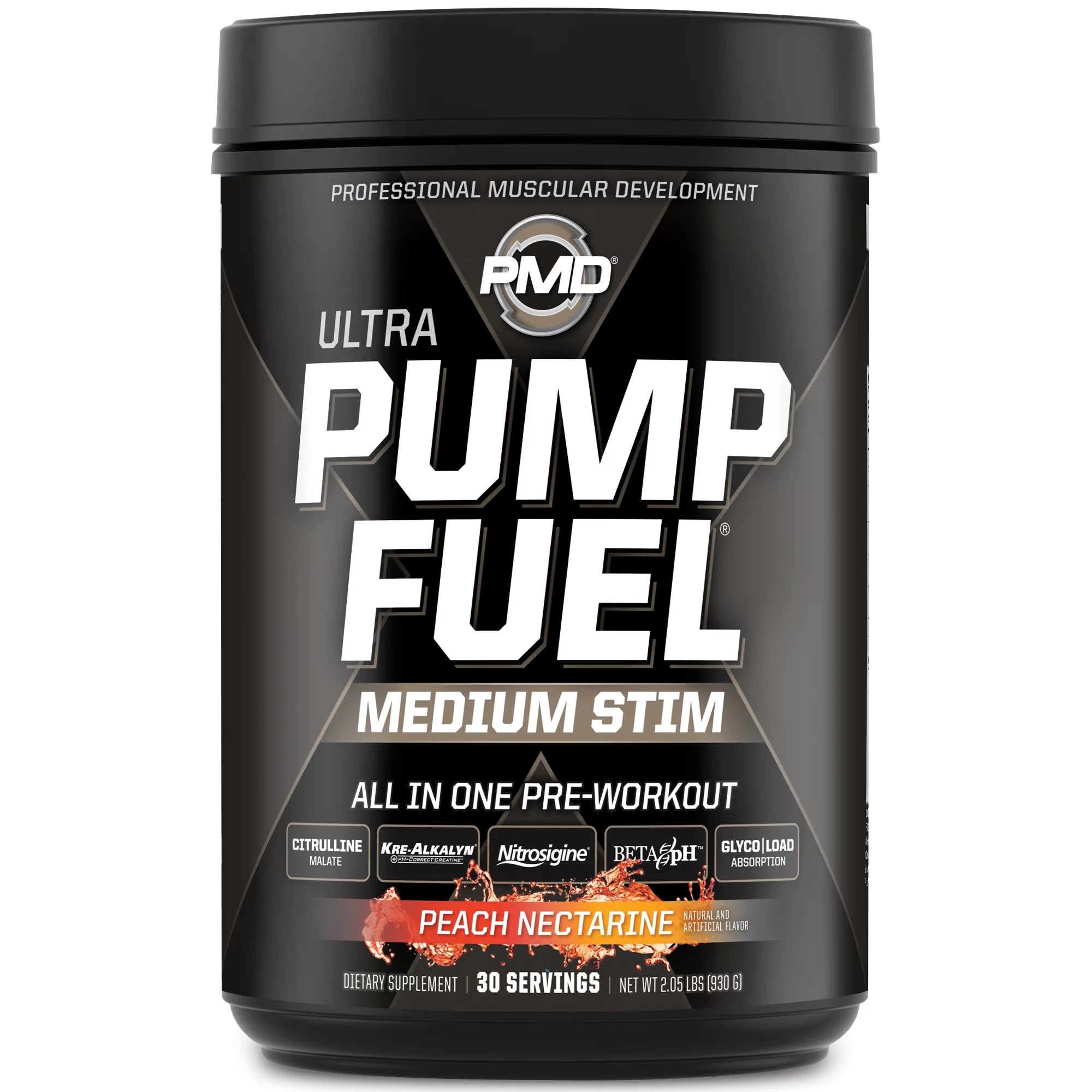 Peach Nectarine Pre Workout Drink Mix 30 Servings S833