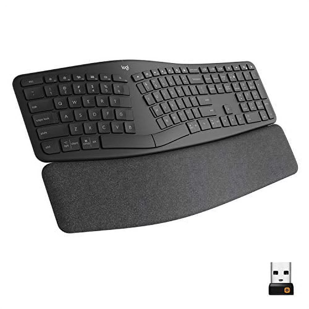 Wireless Ergonomic Split Keyboard with Wrist Rest O59976