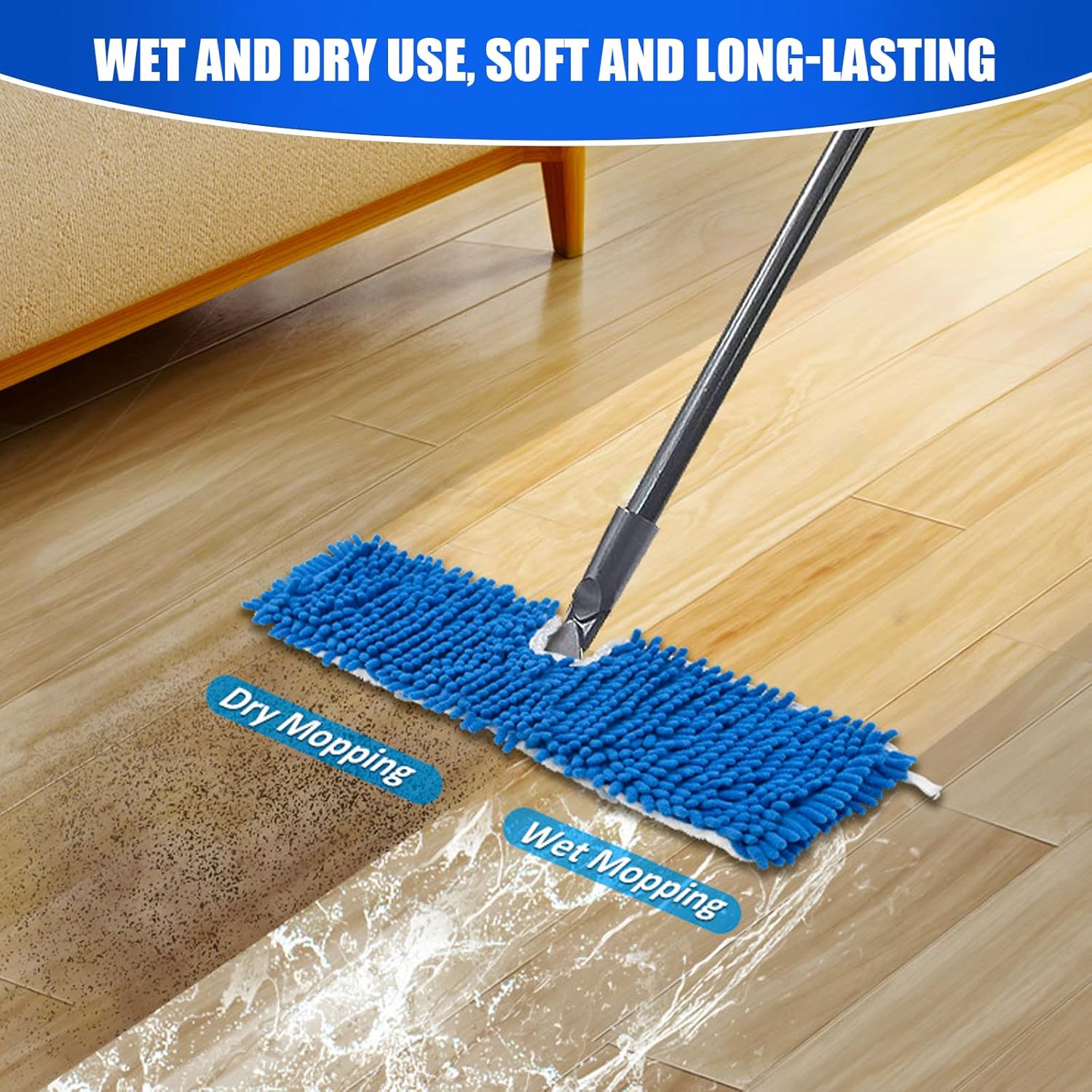 2 Pack Microfiber Mop Refills L1398