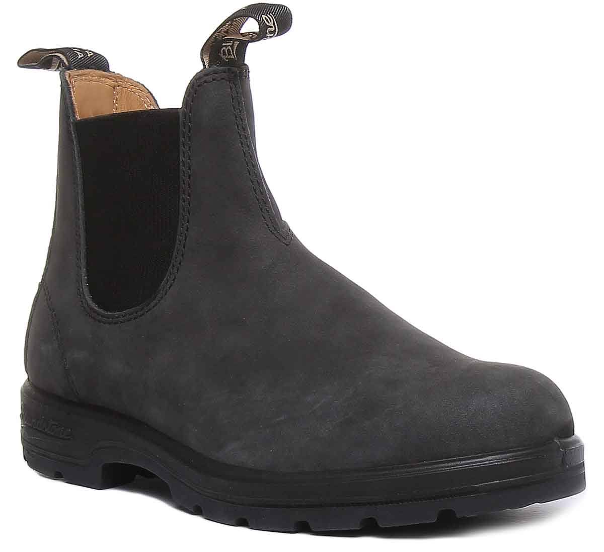 Rustic Black Boots G158
