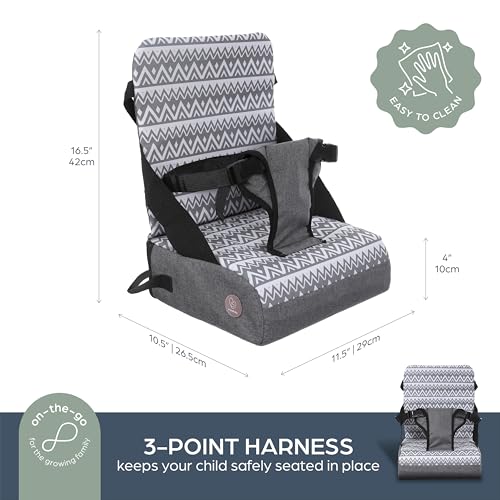 Travel Booster Seat with Storage Compartment H319