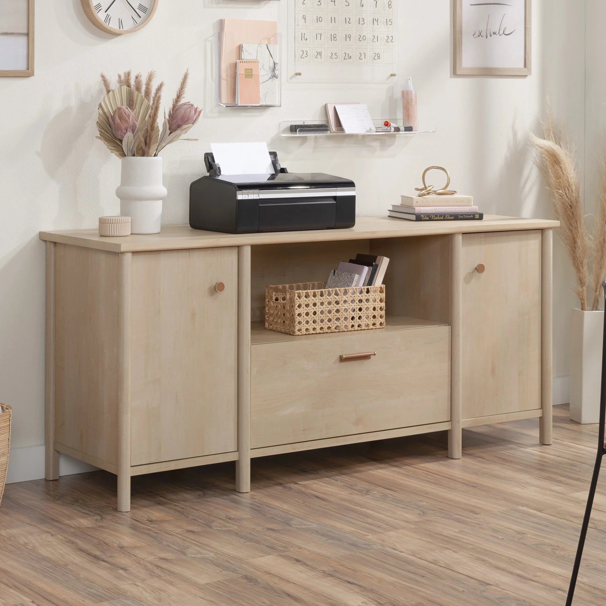 Natural Maple Engineered Wood Credenza B128255