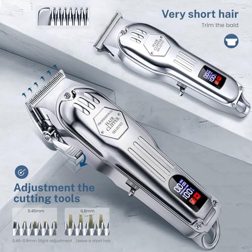 Silver Cordless Hair Clippers Set P2720
