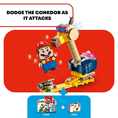LEGO Super Mario Conkdor's Noggin Bopper Expansion Set 71414, Buildable Toy J370
