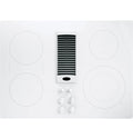 White 30 inch Downdraft Electric Cooktop D817