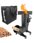 Camping Rocket Stove with Carrying Bag U666846