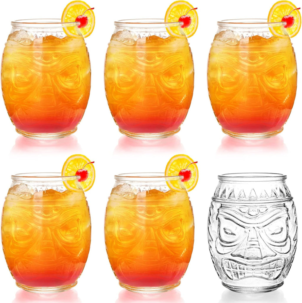 16 Oz Clear Tiki Glasses Cups K792801