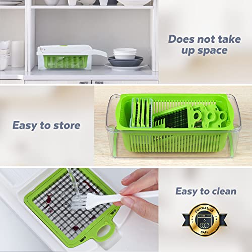 14 in 1 Multifunctional Vegetable Chopper with 8 Blades (Grey) S323703
