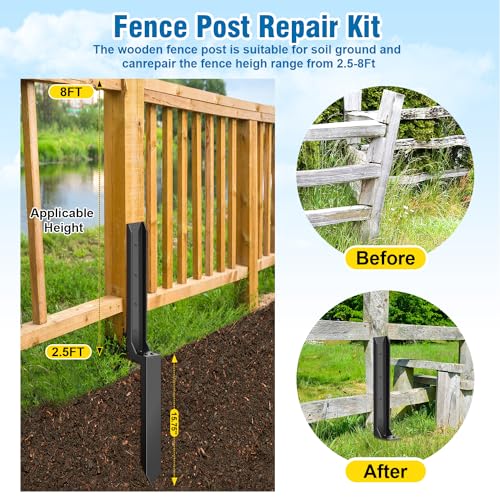 Heavy Duty Fence Post Repair Kit J501