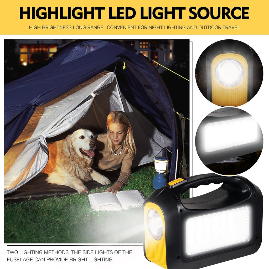 Portable Power Station with 2 Sets LED Light (Yellow) X176535