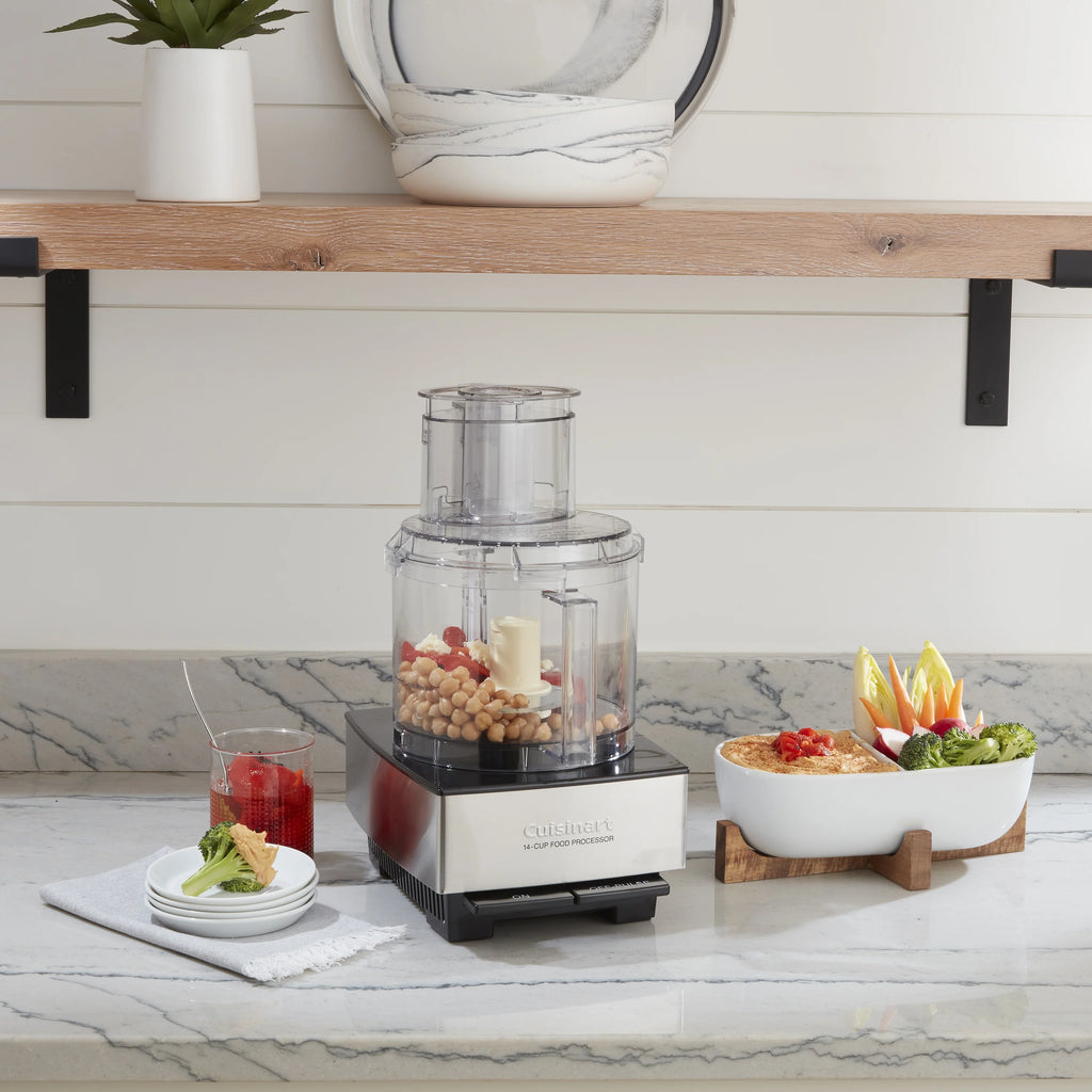 14 Cup Brushed Stainless Steel Food Processor O629069