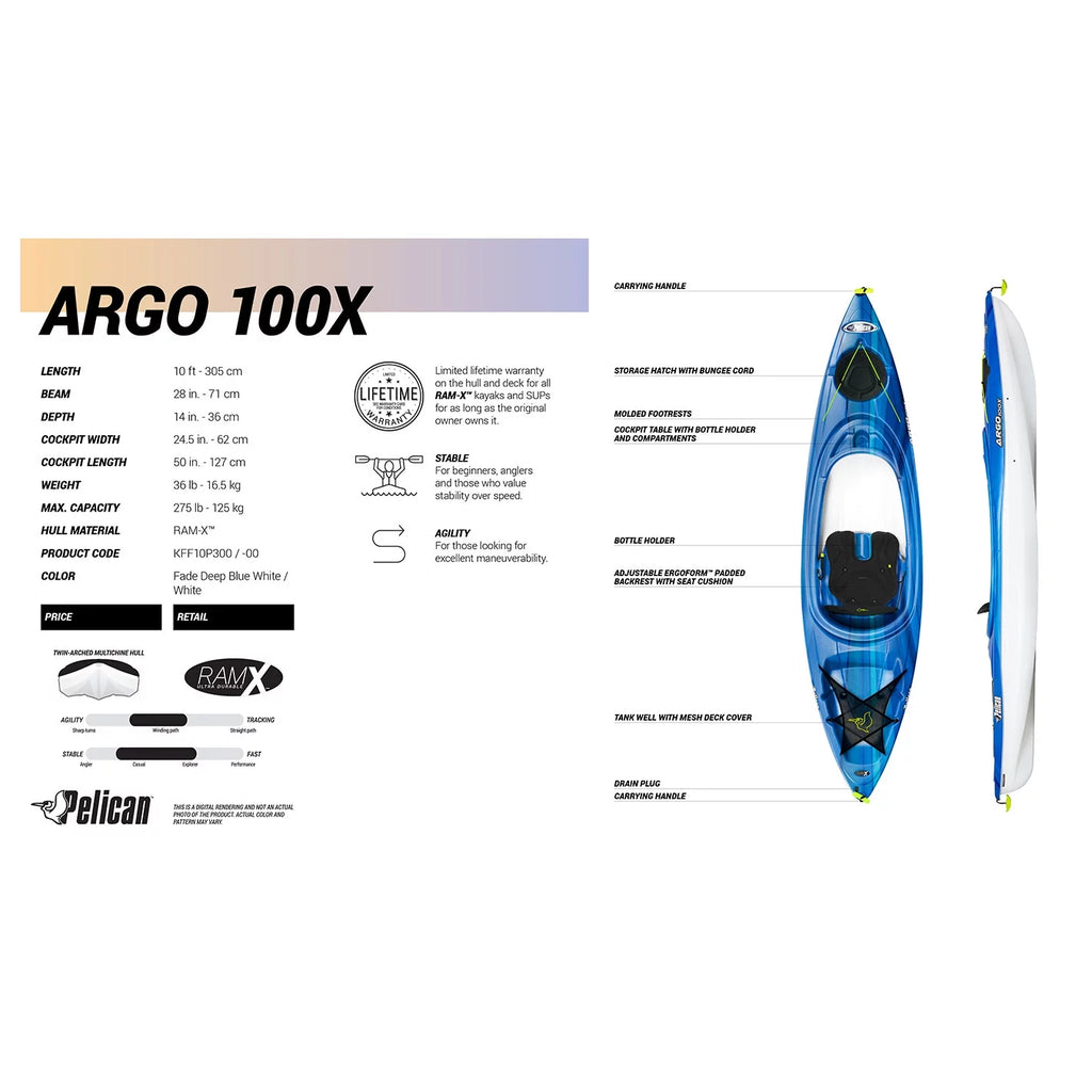 10 ft Sit-in Recreational Kayak K770243