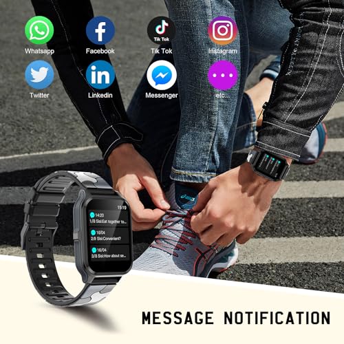 1.83'' Touch Screen Bluetooth Smart Watch with Double Strap N164