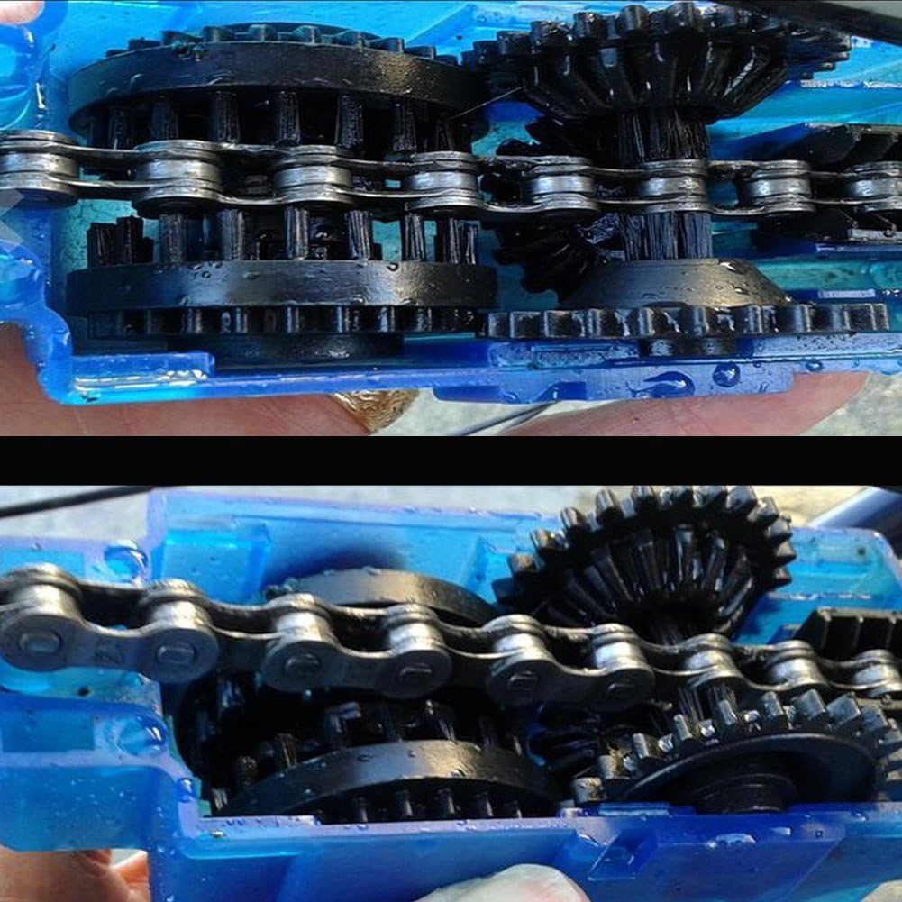 Bike Chain Scrubber Chain Brush Gear Cleaner Bicycle Clean Tool Set N948