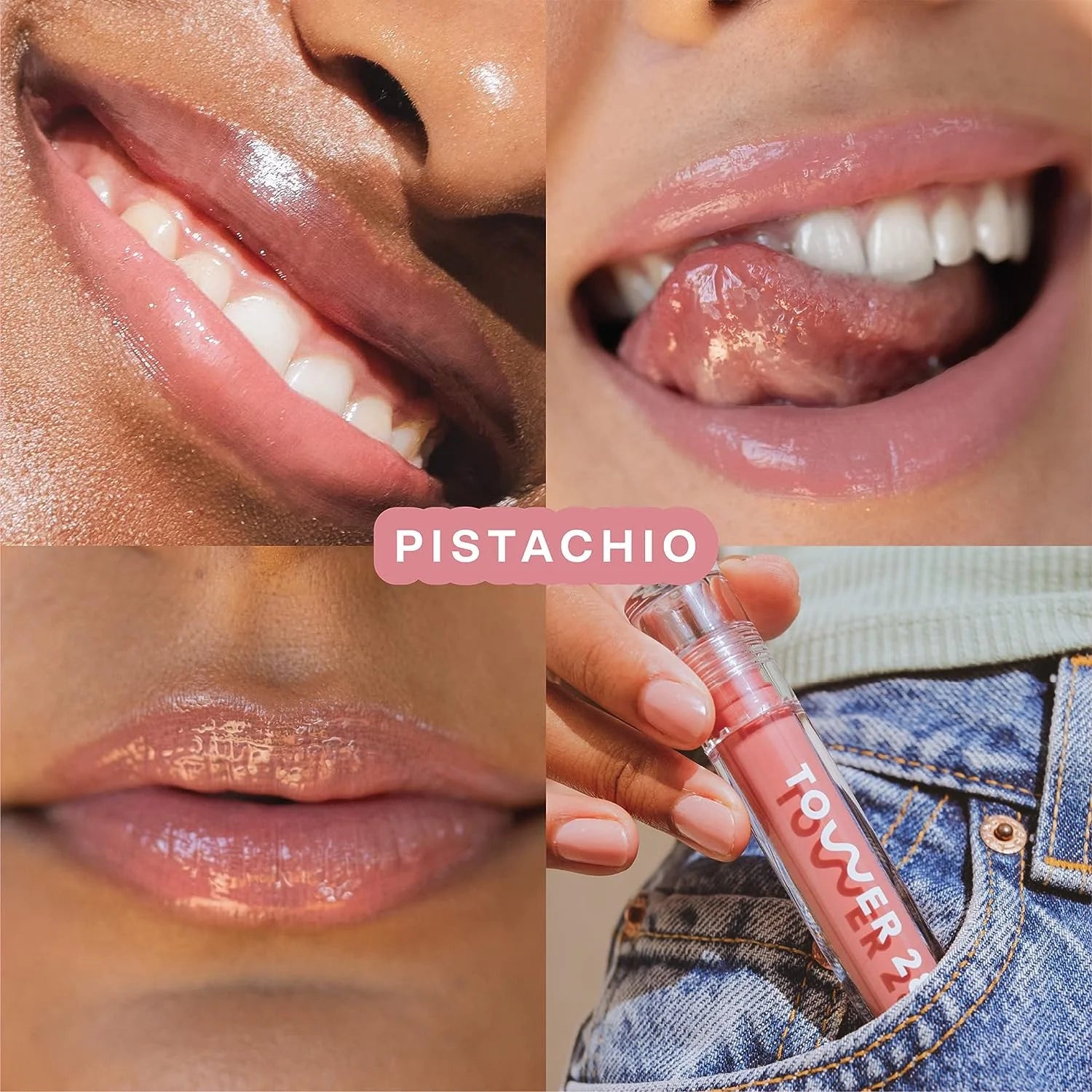Milky Nude Pink Non-Sticky Vegan Lip Gloss Q55785