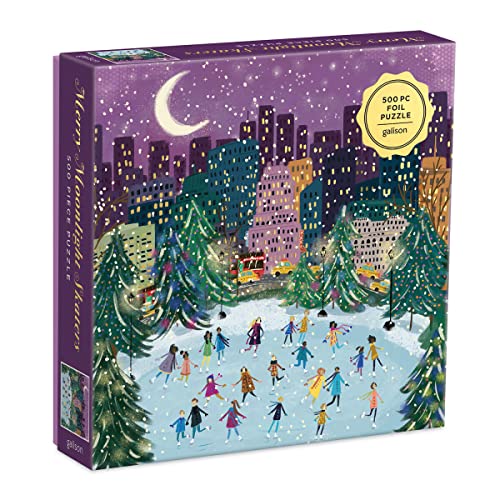 500 Pieces Winter Lights Foil Jigsaw Puzzle H175075